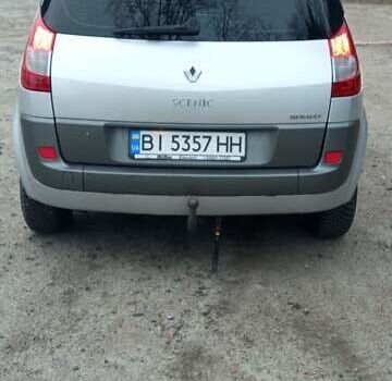 Серый Рено Megane Scenic, объемом двигателя 1.6 л и пробегом 150 тыс. км за 5500 $, фото 5 на Automoto.ua