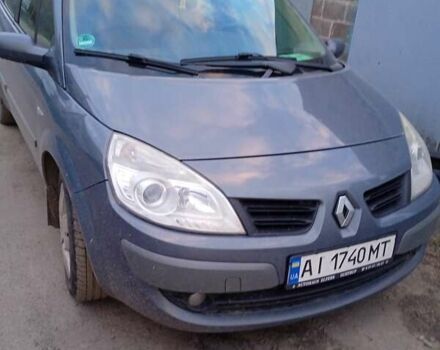 Серый Рено Megane Scenic, объемом двигателя 1.5 л и пробегом 210 тыс. км за 5000 $, фото 1 на Automoto.ua