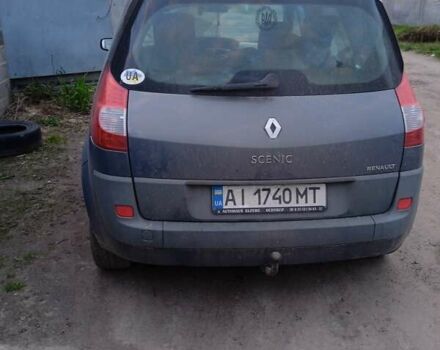 Серый Рено Megane Scenic, объемом двигателя 1.5 л и пробегом 210 тыс. км за 5000 $, фото 2 на Automoto.ua
