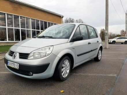 Рено Megane Scenic 2003 в Чернигове на Automoto.ua Серый Рено Megane Scenic, объемом двигателя 1.9 л и пробегом 250 тыс. км за 4400 $, фото 1 на Automoto.ua