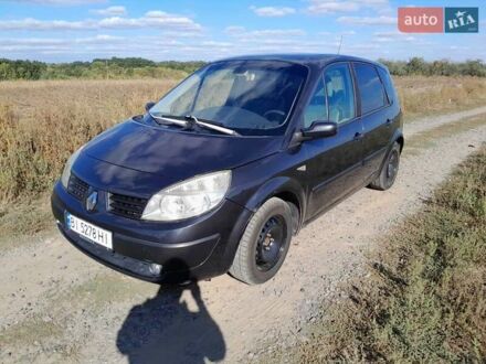 Серый Рено Megane Scenic, объемом двигателя 1.6 л и пробегом 250 тыс. км за 4800 $, фото 1 на Automoto.ua