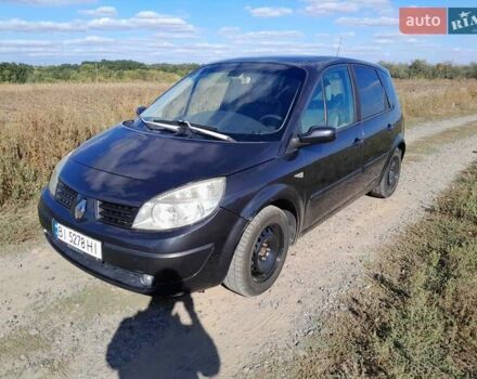 Серый Рено Megane Scenic, объемом двигателя 1.6 л и пробегом 250 тыс. км за 4800 $, фото 1 на Automoto.ua