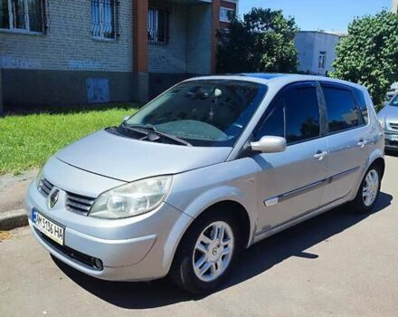 Серый Рено Megane Scenic, объемом двигателя 1.6 л и пробегом 330 тыс. км за 4200 $, фото 1 на Automoto.ua