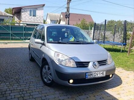 Рено Megane Scenic 2006 в Житомире на Automoto.ua Серый Рено Megane Scenic, объемом двигателя 1.9 л и пробегом 315 тыс. км за 4999 $, фото 1 на Automoto.ua