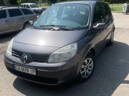 Рено Megane Scenic 2006 в Черкассах на Automoto.ua Серый Рено Megane Scenic, объемом двигателя 1.6 л и пробегом 200 тыс. км за 5200 $, фото 1 на Automoto.ua