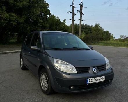 Серый Рено Megane Scenic, объемом двигателя 1.6 л и пробегом 266 тыс. км за 4450 $, фото 1 на Automoto.ua
