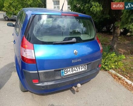 Синий Рено Megane Scenic, объемом двигателя 1.6 л и пробегом 204 тыс. км за 4200 $, фото 6 на Automoto.ua