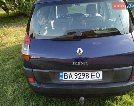 Синий Рено Megane Scenic, объемом двигателя 1.6 л и пробегом 132 тыс. км за 5550 $, фото 3 на Automoto.ua