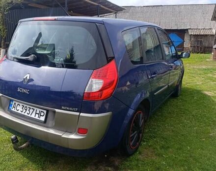 Синий Рено Megane Scenic, объемом двигателя 1.9 л и пробегом 360 тыс. км за 4200 $, фото 8 на Automoto.ua