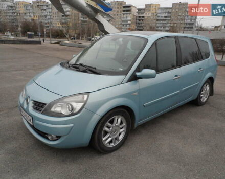 Синий Рено Megane Scenic, объемом двигателя 1.6 л и пробегом 220 тыс. км за 6500 $, фото 6 на Automoto.ua