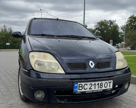 Синий Рено Megane Scenic, объемом двигателя 2 л и пробегом 305 тыс. км за 2600 $, фото 1 на Automoto.ua