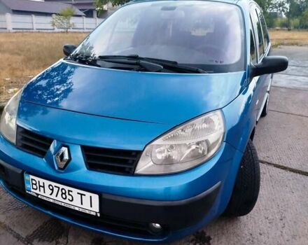Синий Рено Megane Scenic, объемом двигателя 1.6 л и пробегом 243 тыс. км за 4700 $, фото 1 на Automoto.ua