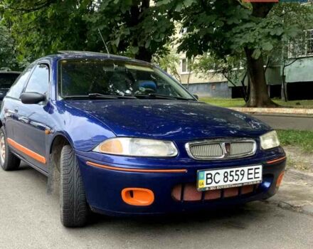 Синий Ровер 200, объемом двигателя 1.4 л и пробегом 185 тыс. км за 2150 $, фото 1 на Automoto.ua