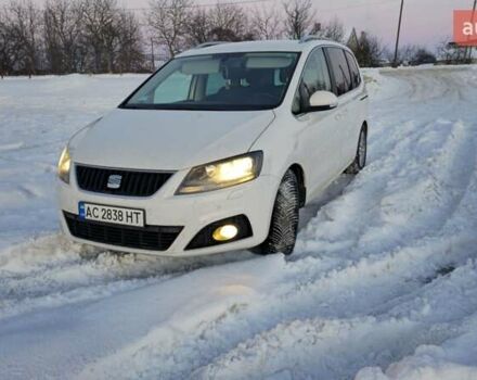 Белый Сеат Альхамбра, объемом двигателя 1.97 л и пробегом 217 тыс. км за 12999 $, фото 1 на Automoto.ua