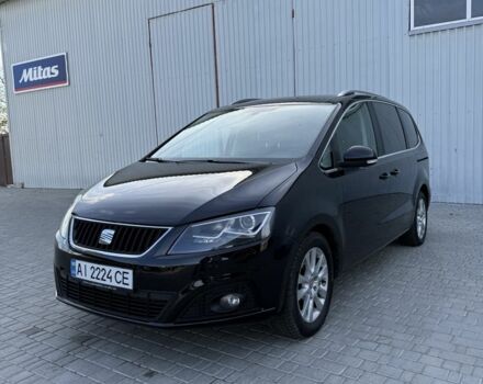 Черный Сеат Альхамбра, объемом двигателя 2 л и пробегом 440 тыс. км за 13200 $, фото 1 на Automoto.ua