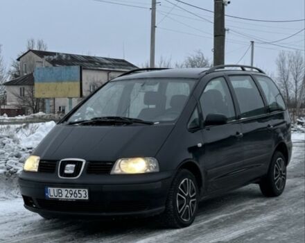Черный Сеат Альхамбра, объемом двигателя 1.9 л и пробегом 308 тыс. км за 1750 $, фото 1 на Automoto.ua