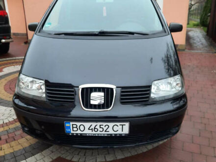 Черный Сеат Альхамбра, объемом двигателя 2 л и пробегом 224 тыс. км за 6700 $, фото 1 на Automoto.ua