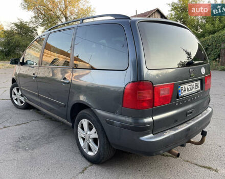 Серый Сеат Альхамбра, объемом двигателя 2 л и пробегом 267 тыс. км за 6300 $, фото 5 на Automoto.ua