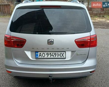 Сірий Сеат Альхамбра, об'ємом двигуна 2 л та пробігом 320 тис. км за 8600 $, фото 9 на Automoto.ua