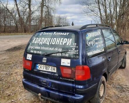 Сеат Альхамбра 2000 в Черкассах на Automoto.ua Синий Сеат Альхамбра, объемом двигателя 2 л и пробегом 503 тыс. км за 2200 $, фото 1 на Automoto.ua