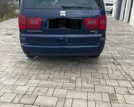 Сеат Альхамбра 2003 в Львове на Automoto.ua Синий Сеат Альхамбра, объемом двигателя 1.9 л и пробегом 300 тыс. км за 1900 $, фото 3 на Automoto.ua