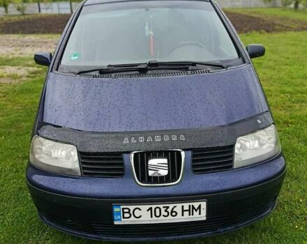 Синий Сеат Альхамбра, объемом двигателя 1.9 л и пробегом 290 тыс. км за 4100 $, фото 1 на Automoto.ua