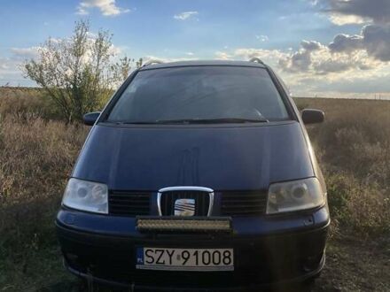 Сеат Альхамбра 2004 в Харькове на Automoto.ua Синий Сеат Альхамбра, объемом двигателя 1.9 л и пробегом 360 тыс. км за 3200 $, фото 1 на Automoto.ua