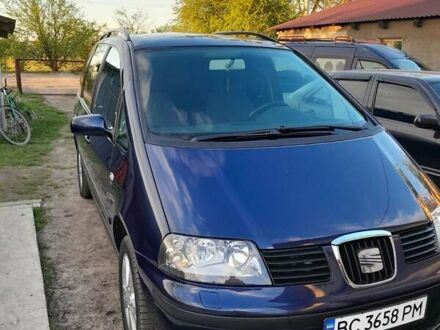 Синий Сеат Альхамбра, объемом двигателя 2 л и пробегом 297 тыс. км за 7000 $, фото 1 на Automoto.ua