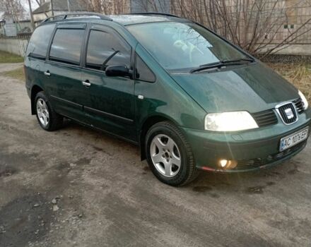 Сеат Альхамбра 2003 в Любешов на Automoto.ua Зеленый Сеат Альхамбра, объемом двигателя 1.9 л и пробегом 320 тыс. км за 3900 $, фото 3 на Automoto.ua
