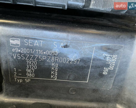 Черный Сеат Алтеа, объемом двигателя 1.6 л и пробегом 215 тыс. км за 6350 $, фото 14 на Automoto.ua