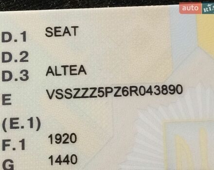 Синій Сеат Altea, об'ємом двигуна 1.6 л та пробігом 280 тис. км за 5200 $, фото 1 на Automoto.ua