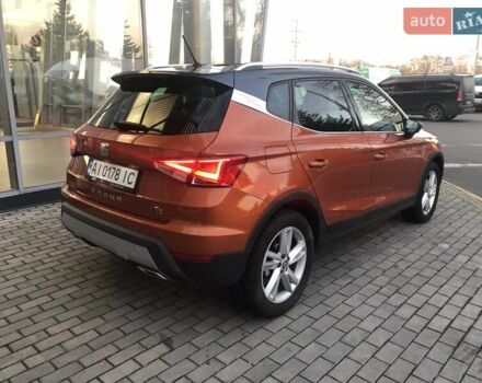 Оранжевый Сеат Arona, объемом двигателя 1 л и пробегом 80 тыс. км за 16500 $, фото 4 на Automoto.ua