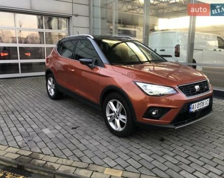 Оранжевый Сеат Arona, объемом двигателя 1 л и пробегом 80 тыс. км за 16500 $, фото 2 на Automoto.ua