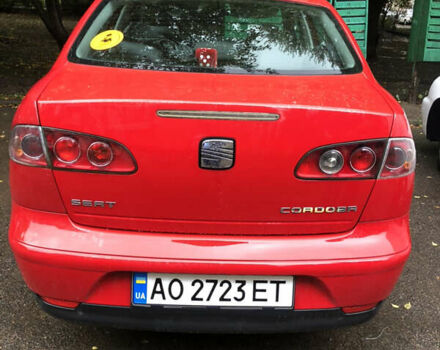 Красный Сеат Кордоба, объемом двигателя 1.4 л и пробегом 190 тыс. км за 3700 $, фото 12 на Automoto.ua