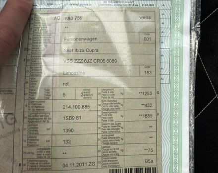 Червоний Сеат Ibiza, об'ємом двигуна 1.4 л та пробігом 206 тис. км за 6999 $, фото 43 на Automoto.ua