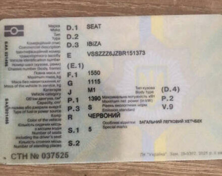 Красный Сеат Ибица, объемом двигателя 1.4 л и пробегом 234 тыс. км за 2300 $, фото 1 на Automoto.ua