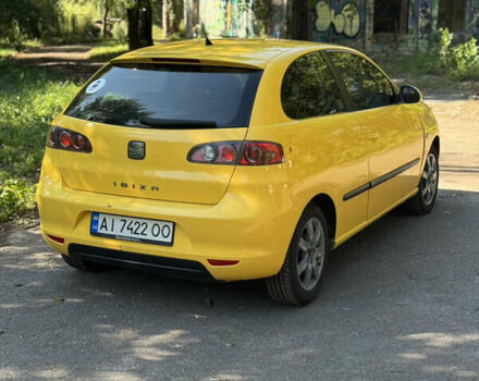 Желтый Сеат Ибица, объемом двигателя 1.4 л и пробегом 200 тыс. км за 4200 $, фото 1 на Automoto.ua