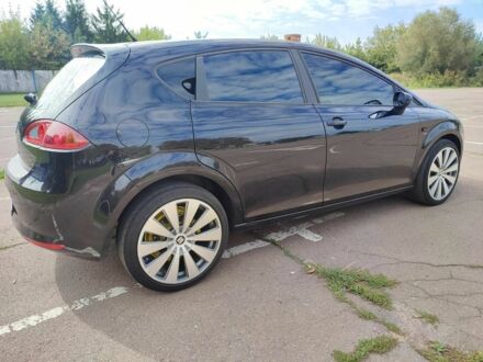 Чорний Сеат Leon, об'ємом двигуна 2 л та пробігом 266 тис. км за 6500 $, фото 1 на Automoto.ua