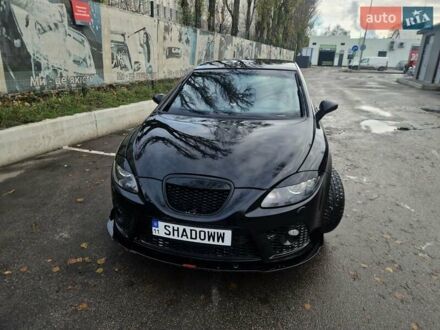 Чорний Сеат Leon, об'ємом двигуна 2 л та пробігом 195 тис. км за 6500 $, фото 1 на Automoto.ua