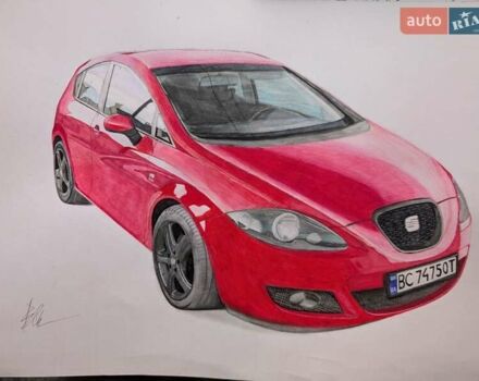 Красный Сеат Леон, объемом двигателя 2 л и пробегом 226 тыс. км за 5300 $, фото 1 на Automoto.ua