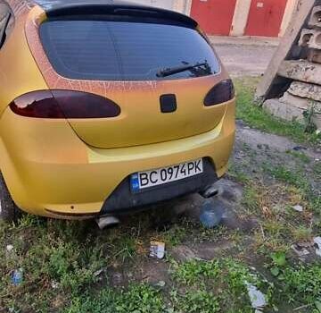 Желтый Сеат Леон, объемом двигателя 2 л и пробегом 210 тыс. км за 4600 $, фото 6 на Automoto.ua