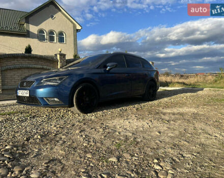 Сеат Леон 2014 в Калуше на Automoto.ua Синий Сеат Леон, объемом двигателя 1.97 л и пробегом 259 тыс. км за 11750 $, фото 3 на Automoto.ua