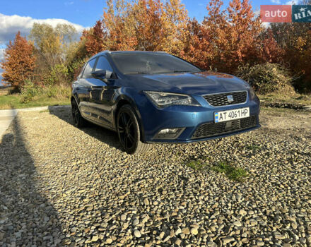 Сеат Леон 2014 в Калуше на Automoto.ua Синий Сеат Леон, объемом двигателя 1.97 л и пробегом 259 тыс. км за 11750 $, фото 4 на Automoto.ua