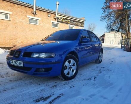 Синий Сеат Леон, объемом двигателя 1.6 л и пробегом 209 тыс. км за 4199 $, фото 1 на Automoto.ua
