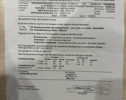 Синий Сеат Толедо, объемом двигателя 1.6 л и пробегом 213 тыс. км за 6500 $, фото 63 на Automoto.ua