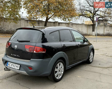 Чорний Сеат Altea XL, об'ємом двигуна 2 л та пробігом 190 тис. км за 6550 $, фото 6 на Automoto.ua