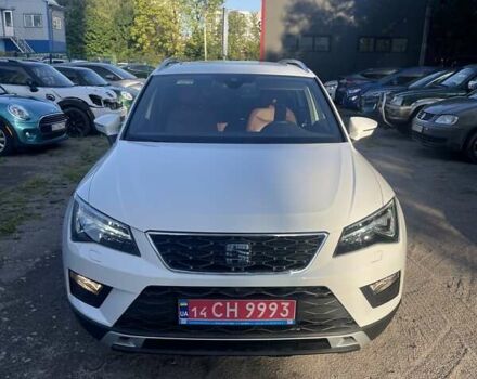 Белый Сеат Ateca, объемом двигателя 1.97 л и пробегом 81 тыс. км за 22900 $, фото 1 на Automoto.ua