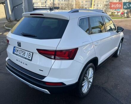 Белый Сеат Ateca, объемом двигателя 1.97 л и пробегом 165 тыс. км за 22800 $, фото 4 на Automoto.ua