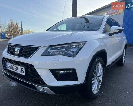Белый Сеат Ateca, объемом двигателя 1.97 л и пробегом 165 тыс. км за 22800 $, фото 2 на Automoto.ua