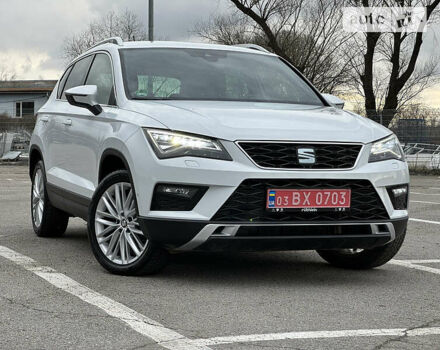 Білий Сеат Ateca, об'ємом двигуна 2 л та пробігом 250 тис. км за 20800 $, фото 7 на Automoto.ua